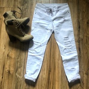 VIP JEANS Cropped Skinny Jeans